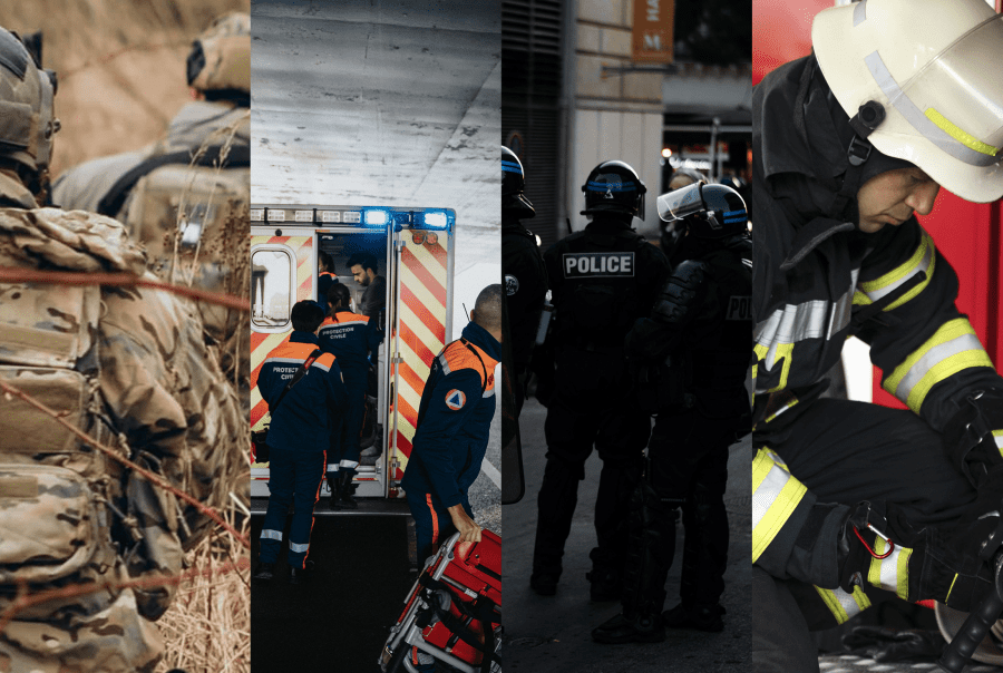 Military, public safety, and emergency response personnel using DevCap to train and develop skills for assigned duties.